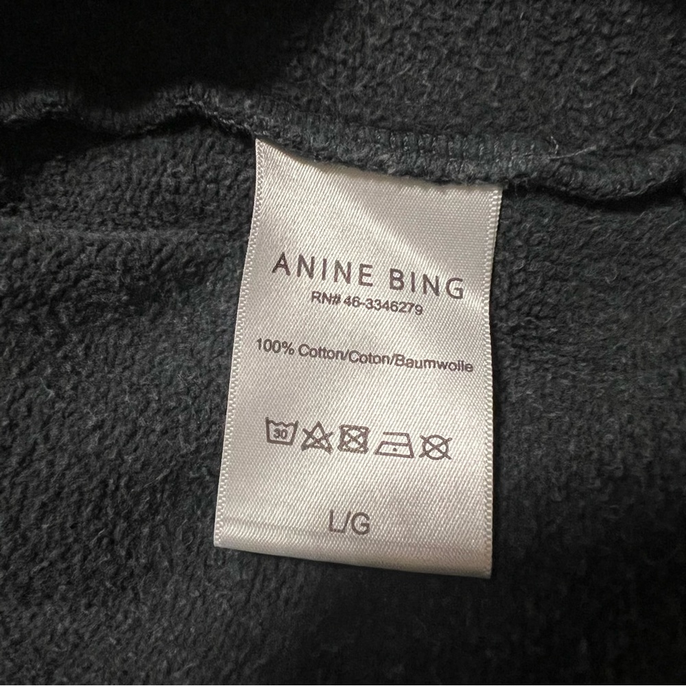 Anine Bing Black Sweatshirt with Tiger Graphic - Picture 8 of 10